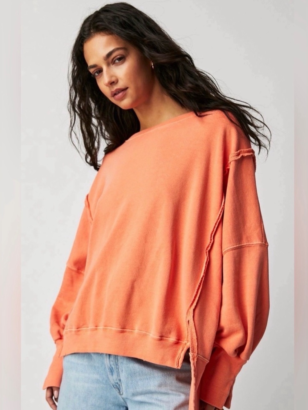 Free People We The Free Camden Sweatshirt. NWT. Pomplemousse
